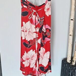 Zara M, belted, wrap skirt. So pretty, colorful, and lightweight.